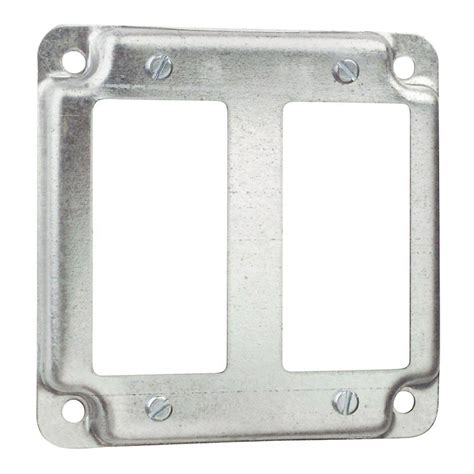 gfi cover will not fit on square metal box|gfci box shorting.